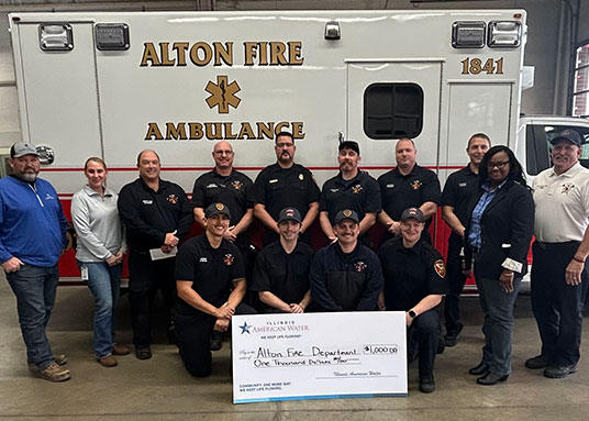 Illinois American Water firefighter grant program